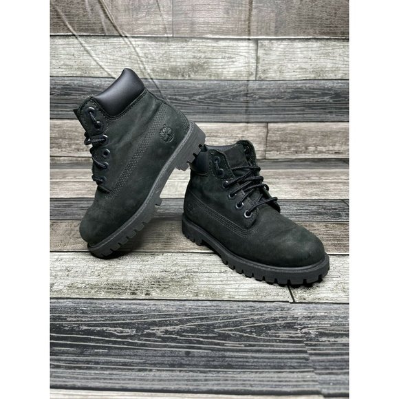 Timberland Black Boots 12807M Boys Boots Black - Picture 1 of 10